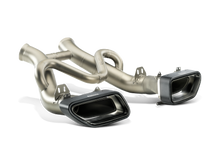 Load image into Gallery viewer, Akrapovic Titanium Slip-On Exhaust with Carbon Fiber Tips Mclaren MP4-12C 12-14