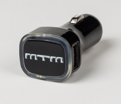 MTM USB DUAL CAR CHARGER FOR IPHONE AND SMARTPHONE