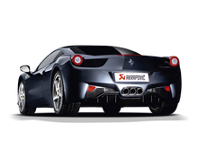 Load image into Gallery viewer, Akrapovic Titanium Slip-On Exhaust System Ferrari 458 Italia 10-15