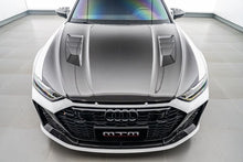 Load image into Gallery viewer, MTM carbon fiber hood with vents Audi RS6 / RS7 (C8), carbon glossy