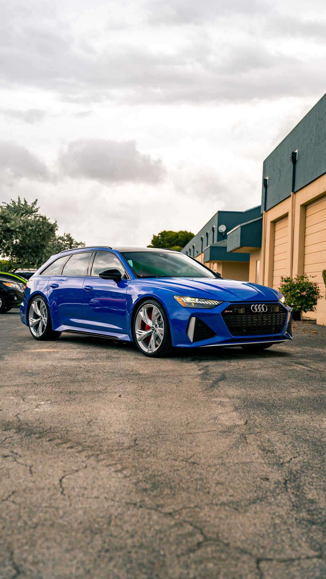 C8 RS6/RS7 Front Bumper Aluminum Optics