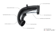 Load image into Gallery viewer, Eventuri Audi 8V RS3 Gen 2 - LHD Carbon Turbo Inlet