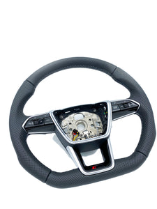 OEM Flat Bottom Steering Wheel for Audi RS6/RS7