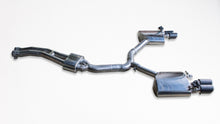 Load image into Gallery viewer, MTM EXHAUST PRE-SIL. BACK RS5 2-PIPE CHROME incl. middle and rear silencers with flaps