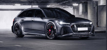 Load image into Gallery viewer, Urban Automotive RS6 C8 Visual Carbon Fibre Front Bumper Splitter with Urban Branding
