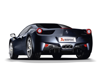 Akrapovic Titanium Slip-On Exhaust System Ferrari 458 Italia 10-15