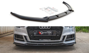 Maxton Design Front Splitters Audi S3/A3 S-Line 8V Facelift