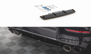 Maxton Design Central Rear Splitter for MK8 Golf R