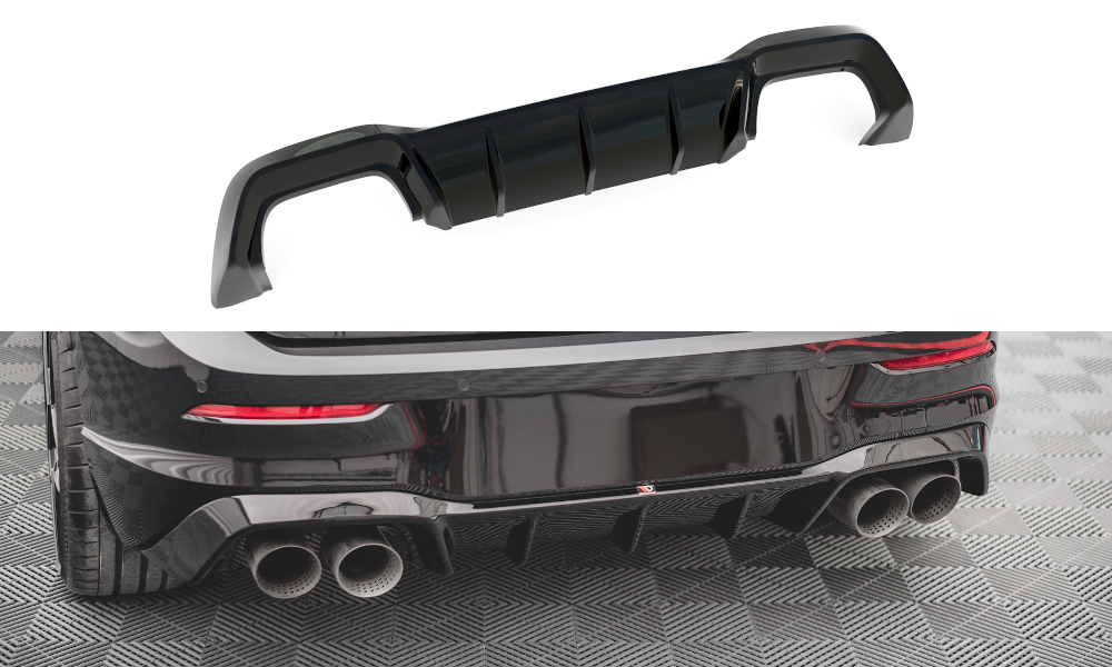 Maxton Design Rear Valances for MK8 Golf R