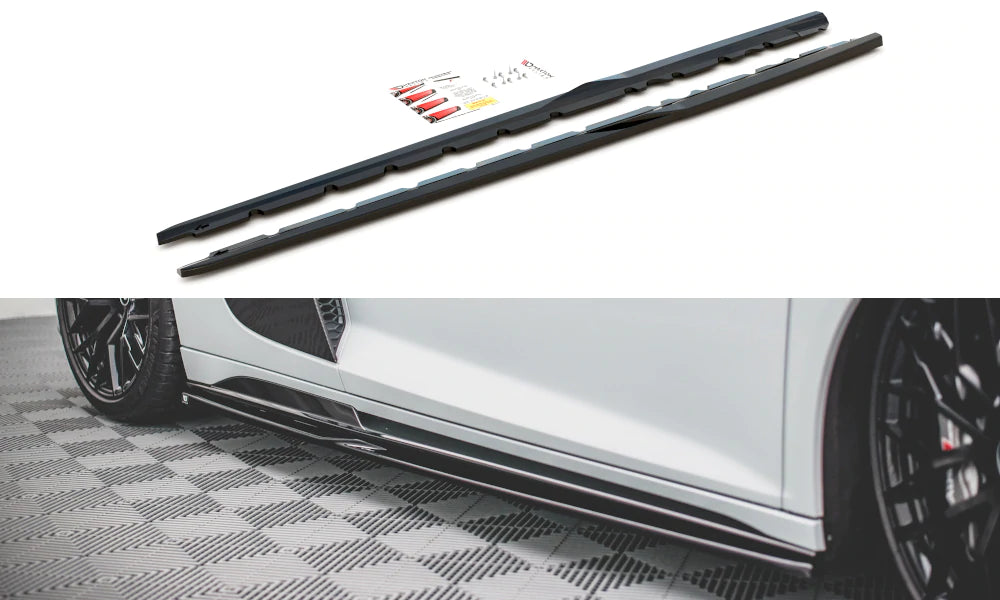 MAXTON SIDE SKIRTS DIFFUSERS AUDI R8 MK2 FACELIFT