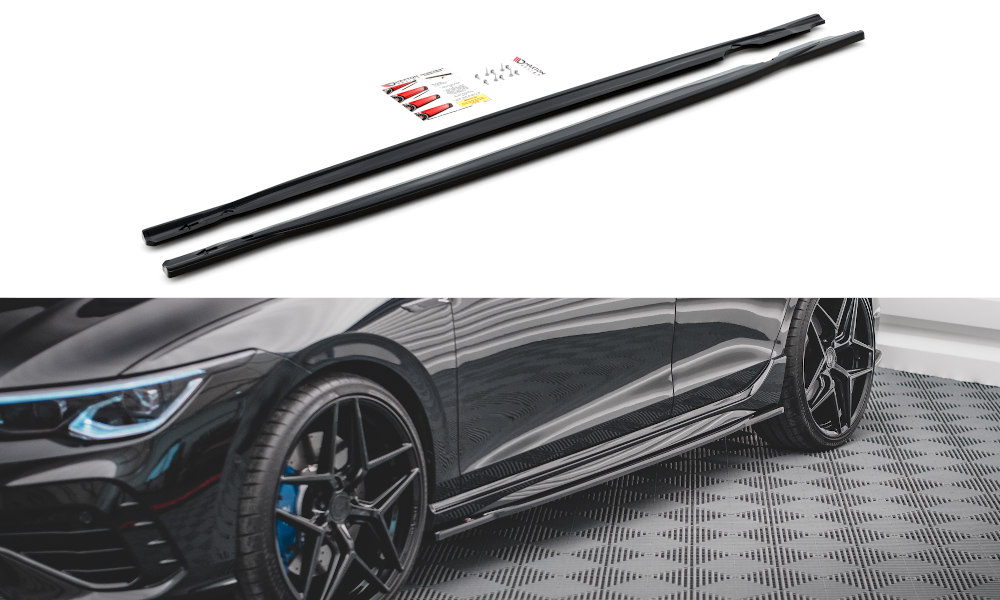 Maxton Designs Side Skirt Diffusers for MK8 Golf R